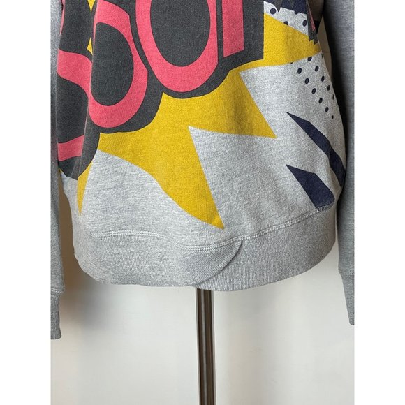 Worn one!! 3.1 Phillip Lim Target Gray Boom Graphic Sweatshirt - Picture 8 of 11